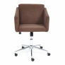 Кресло офисное «Milan» (хром флок, коричневый, 6)
